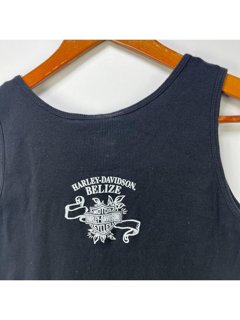 Vintage Harley Davidson Y2K Tank Top Womens XL Belize - Picture 5 of 8